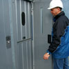 industrial elevator door