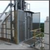 GEDA Rack & Pinion Personnel Elevator Concrete Silo Installation