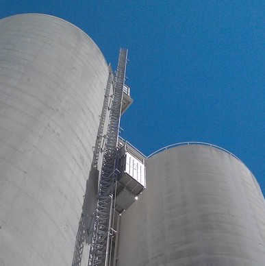 exterior grain elevator